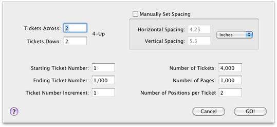 Generate N-Up Positions Screenshot